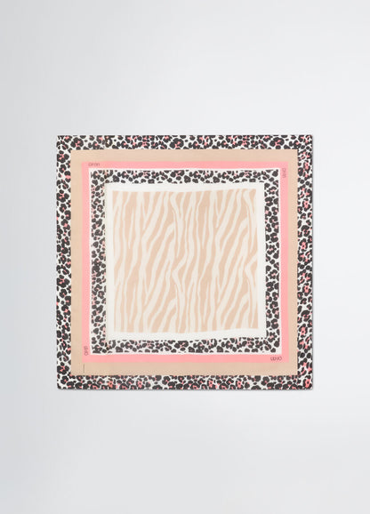 LIU JO FOULARD MIX ANIMALIER DONNA