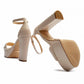 GUESS SANDALI PLATEAUX DONNA