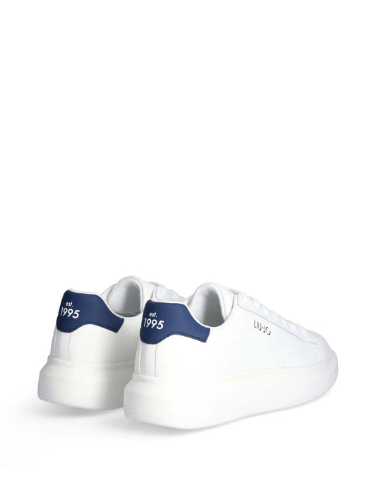LIU JO SNEAKERS UOMO CON LOGO BIG W/BLU