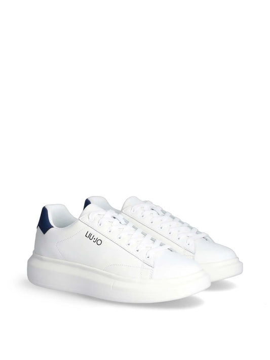 LIU JO SNEAKERS UOMO CON LOGO BIG W/BLU