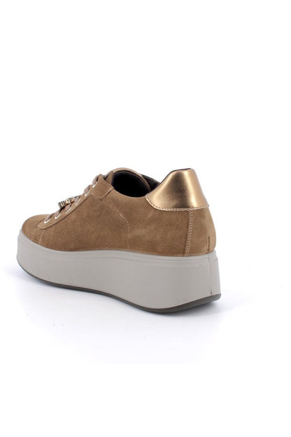 IGI & CO SNEAKERS MCQUEEN SCAMOSCIATA COGNAC