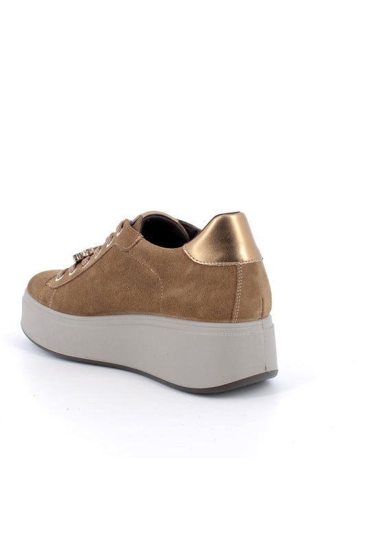 IGI & CO SNEAKERS MCQUEEN SCAMOSCIATA COGNAC