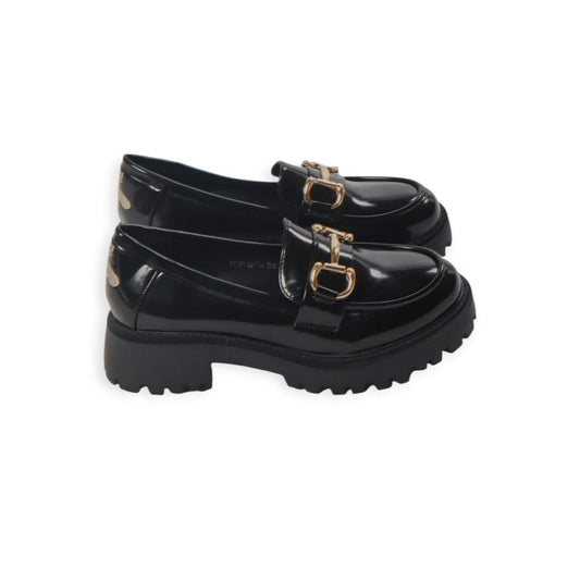 IMPRONTE SHOP - MOCASSINO FIBBIA DORATA DONNA
