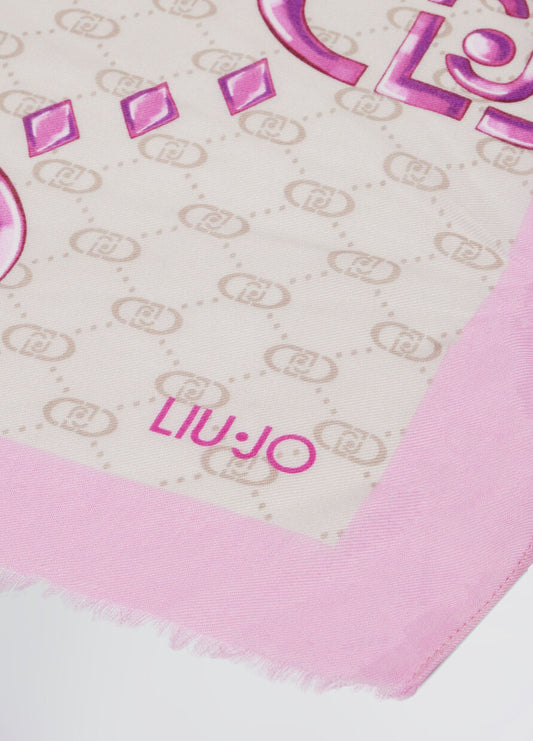 LIU JO STOLA LOGO SKETCH DONNA