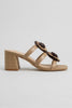 GOLD&GOLD SANDALI TACCO FIORI