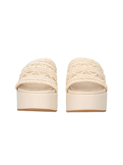 GOLD&GOLD ZEPPA CIABATTA RAFFIA