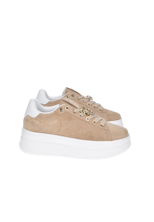 GOLD&GOLD SNEAKERS CAMOSCIO KHAKI