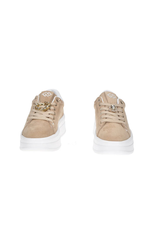 GOLD&GOLD SNEAKERS CAMOSCIO KHAKI