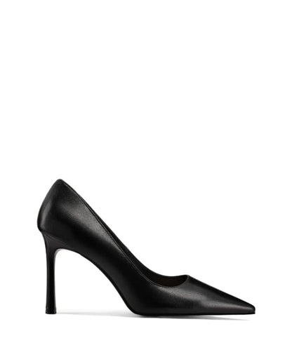 QUEEN HELENA DECOLLETTE TACCO SPILLO NERO