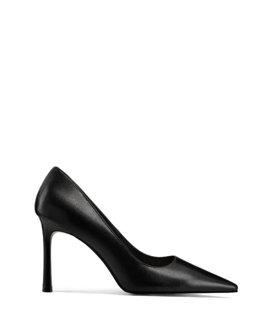 QUEEN HELENA DECOLLETTE TACCO SPILLO NERO